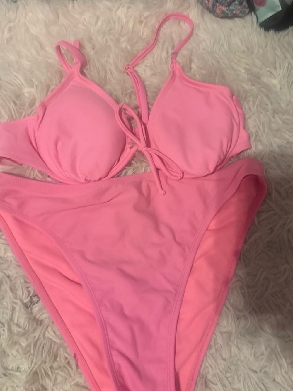 Pink Two-Piece Bikini Set
